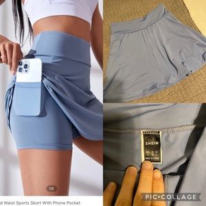 Dusty Blue Skort